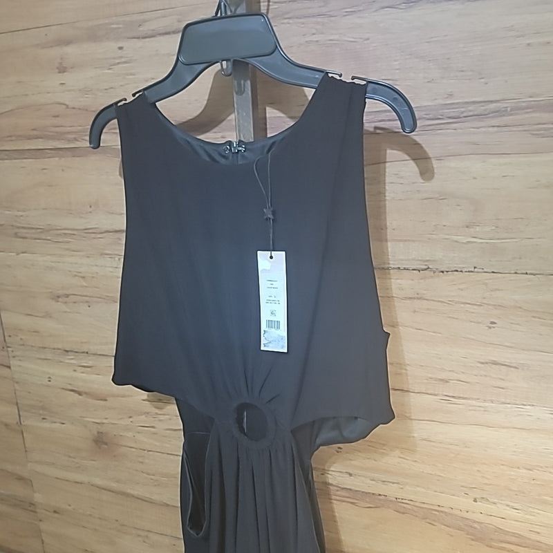 BCBGeneration Size L Black Cutout Mini Dress NWT