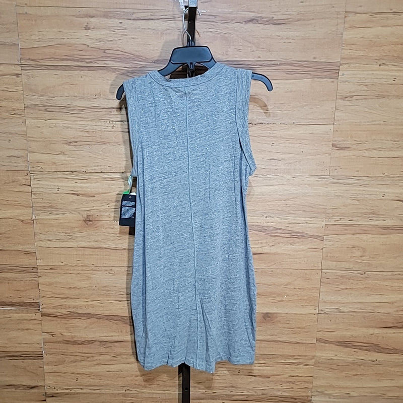 Chaser Size M Gray Graphic Print Tank Dress NWT