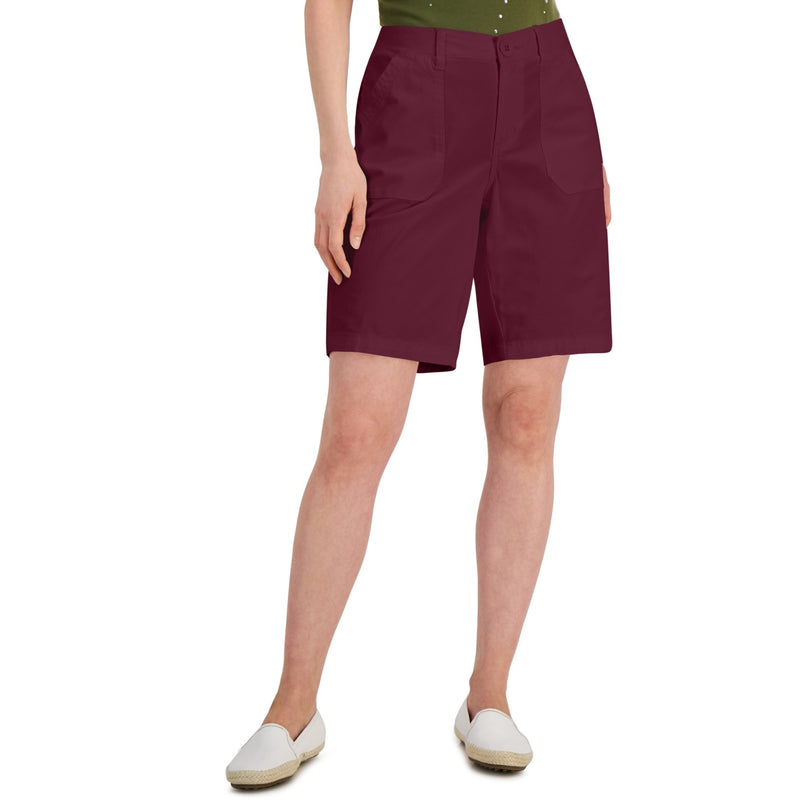 Karen Scott Maroon Size 10 Shorts NWT