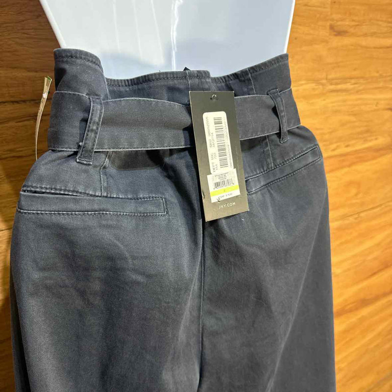 Jones New York Gray Size 4 High Waisted Belted Pants NWT