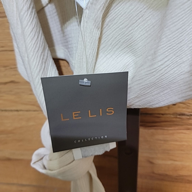 Le Lis Size M Cream Halter Tank NWT