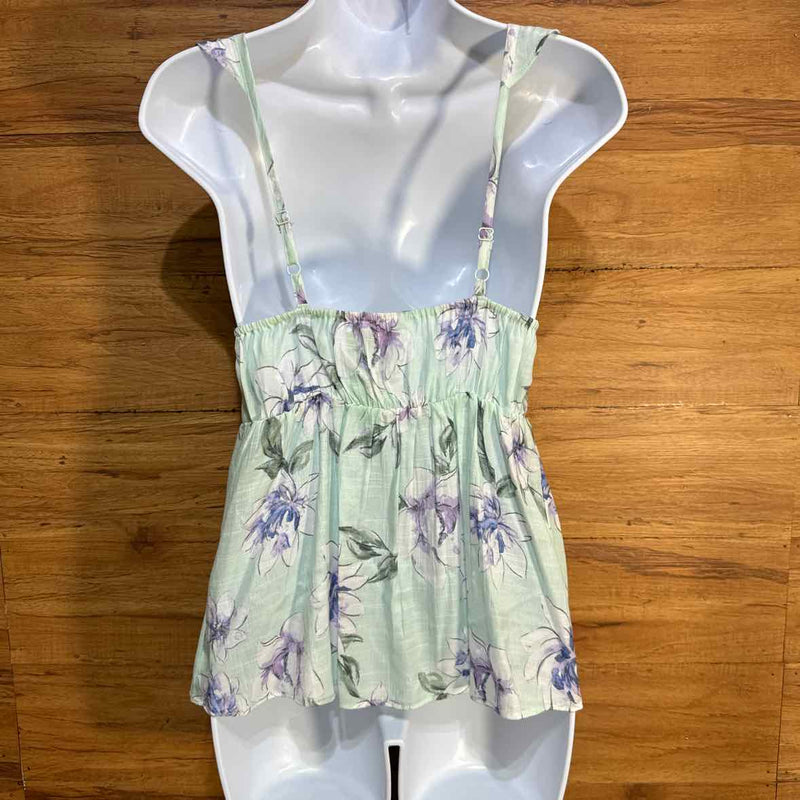 Candies mint green print Size M Camisole