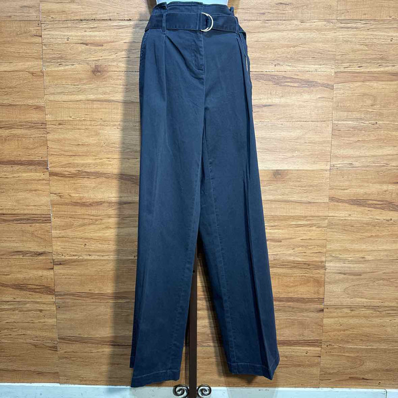 Jones New York Gray Size 4 High Waisted Belted Pants NWT