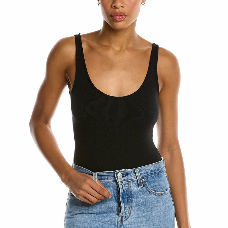 Goldie Lewiner Size S Black Bodysuit NWT