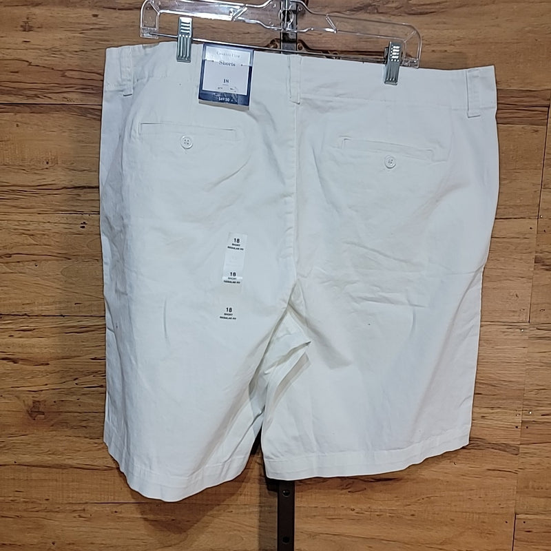 Charter Club Size 18 White Shorts