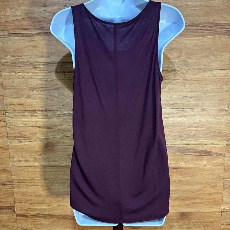 Loft Maroon Size SP Sleeveless