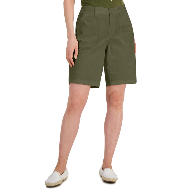 Karen Scott Size 18 Green Shorts NWT