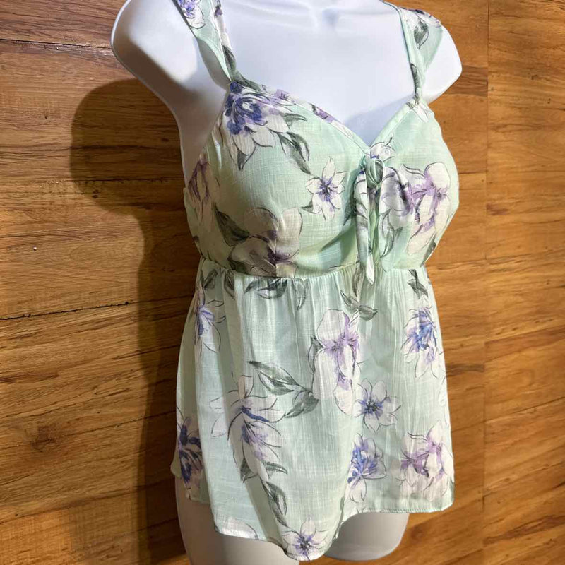 Candies mint green print Size M Camisole