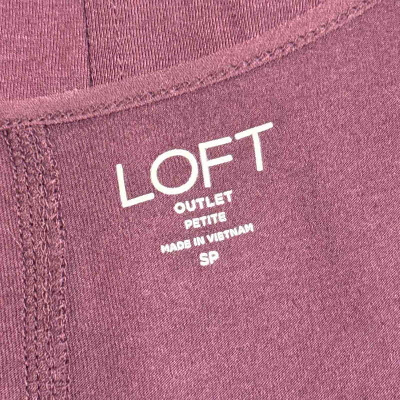 Loft Maroon Size SP Sleeveless