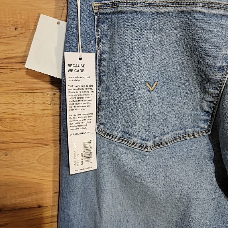 Hudson Size 30 (10) Blue Denim Natalie Honey Bee Jeans NWT